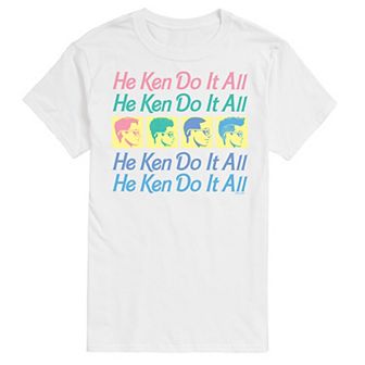 Big & Tall Barbie® He Ken Do It All Stacked Graphic Tee