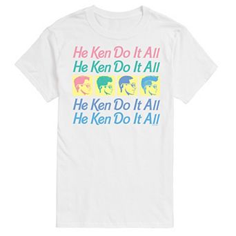 Big & Tall Barbie® He Ken Do It All Stacked Graphic Tee