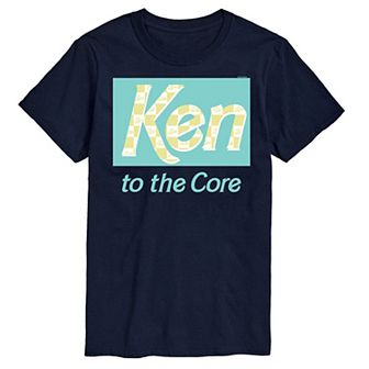 Big & Tall Barbie® Ken Pastel Checker Graphic Tee
