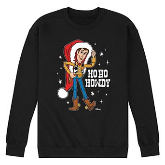 Disney / Pixar's Toy Story 4 Woody Men's Ho Ho Howdy Fleece Sweatshirt
