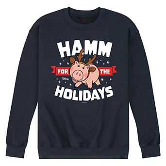 Disney / Pixar's Toy Story 4 Hamm Men's For The Holidays Fleece Sweatshirt