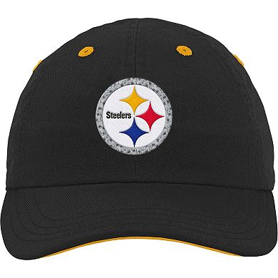 Infant Black Pittsburgh Steelers Team Slouch Flex Hat