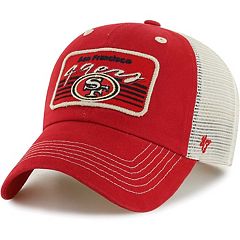 Men's San Francisco 49ers New Era Scarlet/White Gradient Trucker