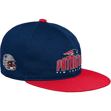 Youth Navy New England Patriots Legacy Deadstock Snapback Hat