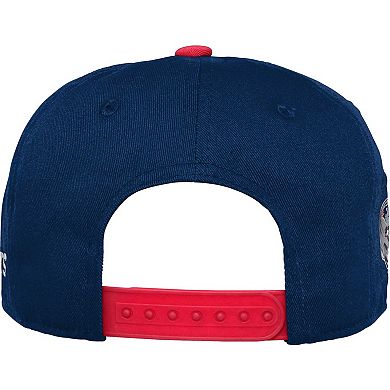 Youth Navy New England Patriots Legacy Deadstock Snapback Hat