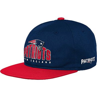 Youth Navy New England Patriots Legacy Deadstock Snapback Hat