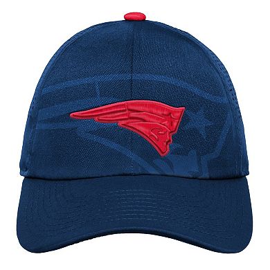 Youth Navy New England Patriots Tailgate Adjustable Hat