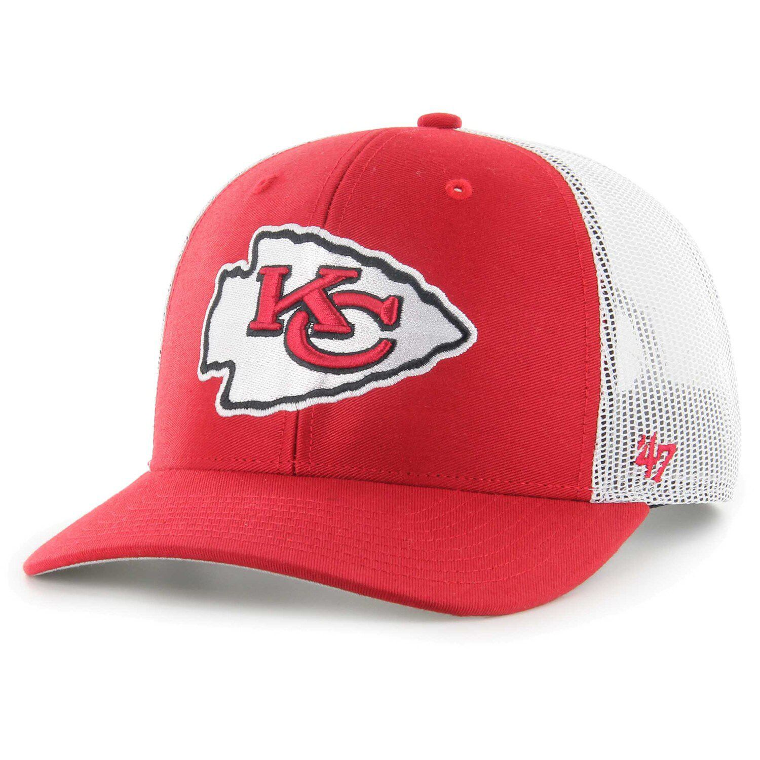 New Era Kansas City Chiefs Graphite/Red 2021 NFL Draft Trucker 9FIFTY Snapback Adjustable Hat