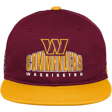 Youth Burgundy Washington Commanders Legacy Deadstock Snapback Hat