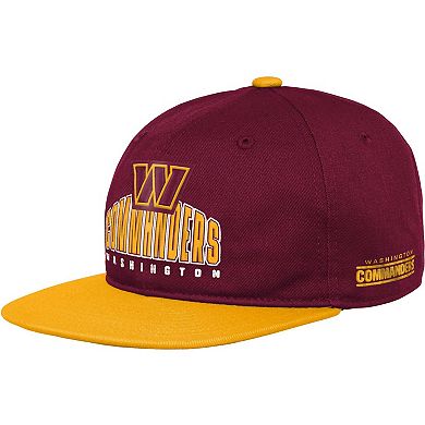 Youth Burgundy Washington Commanders Legacy Deadstock Snapback Hat