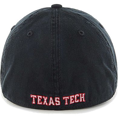 Men's '47 Black Texas Tech Red Raiders Franchise Fitted Hat