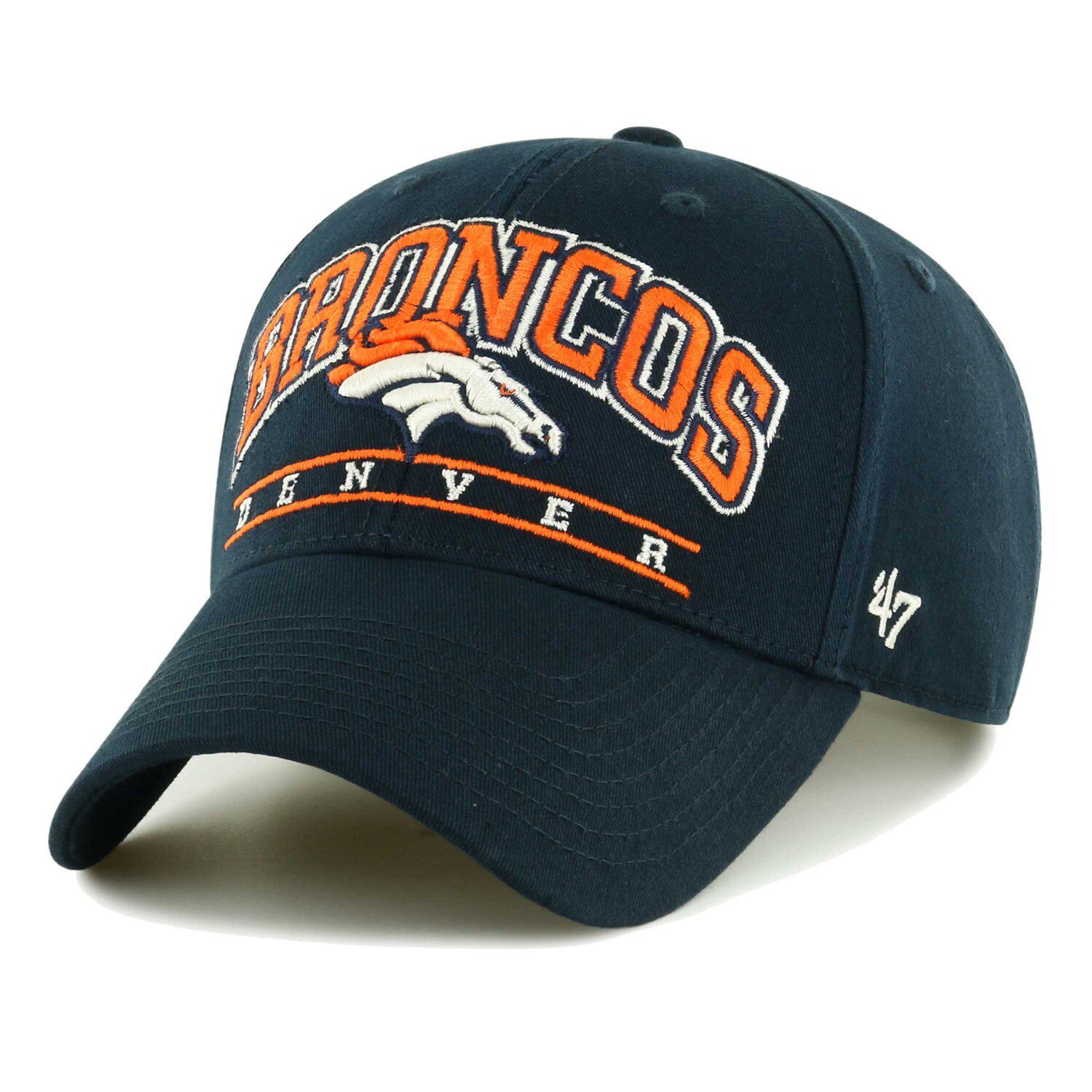 Girls Youth '47 Pink Denver Broncos Rose MVP Adjustable Hat