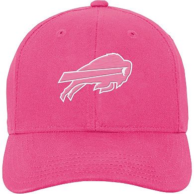Girls Youth Pink Buffalo Bills Adjustable Hat