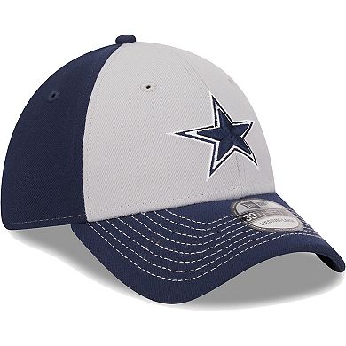 Men's New Era Gray Dallas Cowboys Main 39THIRTY Flex Hat