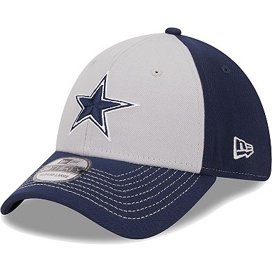 Men's New Era Gray Dallas Cowboys Main 39THIRTY Flex Hat