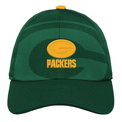 Youth Green Green Bay Packers Tailgate Adjustable Hat
