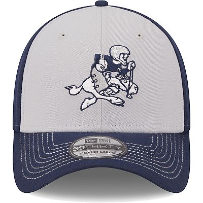 Men's New Era Gray/Navy Dallas Cowboys Retro Joe Main 39THIRTY