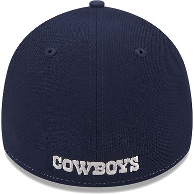 Men's New Era Gray/Navy Dallas Cowboys Retro Joe Main 39THIRTY Flex Hat