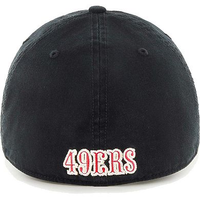 Men's '47 Black San Francisco 49ers Franchise Logo Adjustable Hat