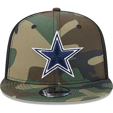 Men's New Era Camo Dallas Cowboys Main Trucker 9FIFTY Snapback Hat