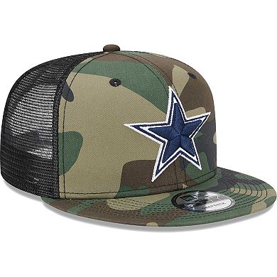Men's New Era Camo Dallas Cowboys Main Trucker 9FIFTY Snapback Hat
