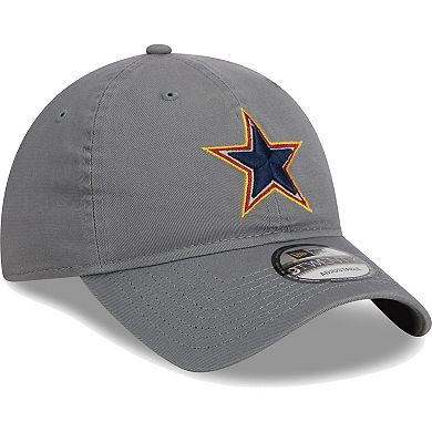 Men's New Era Gray Dallas Cowboys Color Pack 9TWENTY Adjustable Hat