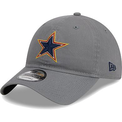 Men's New Era Gray Dallas Cowboys Color Pack 9TWENTY Adjustable Hat