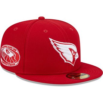 Men's New Era Scarlet Arizona Cardinals 2006 Inaugural Season Main Patch 59FIFTY Fitted Hat