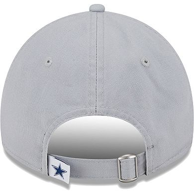 Men's New Era Gray Dallas Cowboys Main Core Classic 2.0 9TWENTY Adjustable Hat