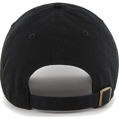 Women's '47 Black Las Vegas Raiders Confetti Icon Clean Up Adjustable Hat