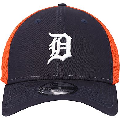 Men's New Era Navy Detroit Tigers Team Neo 39THIRTY Flex Hat