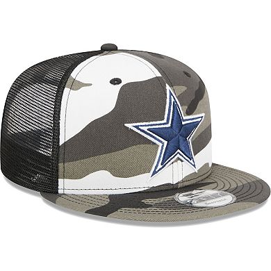 Men's New Era Urban Camo Dallas Cowboys 9FIFTY Trucker Snapback Hat