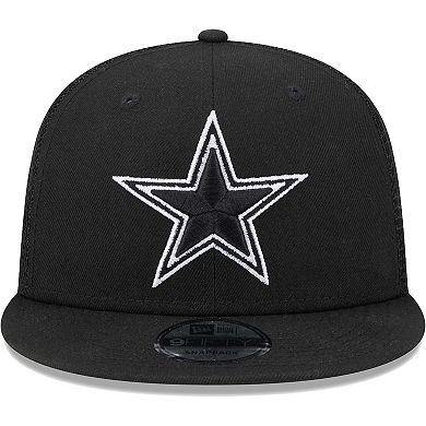 Men's New Era Black Dallas Cowboys  Main Trucker 9FIFTY Snapback Hat