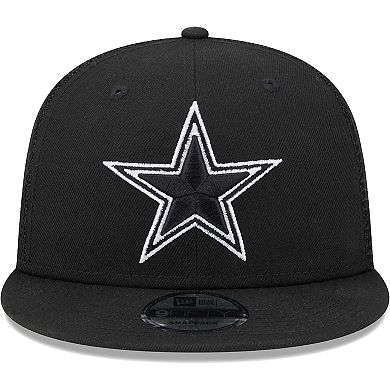 Men's New Era Black Dallas Cowboys Main Trucker 9FIFTY Snapback Hat