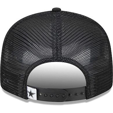 Men's New Era Black Dallas Cowboys Main Trucker 9FIFTY Snapback Hat