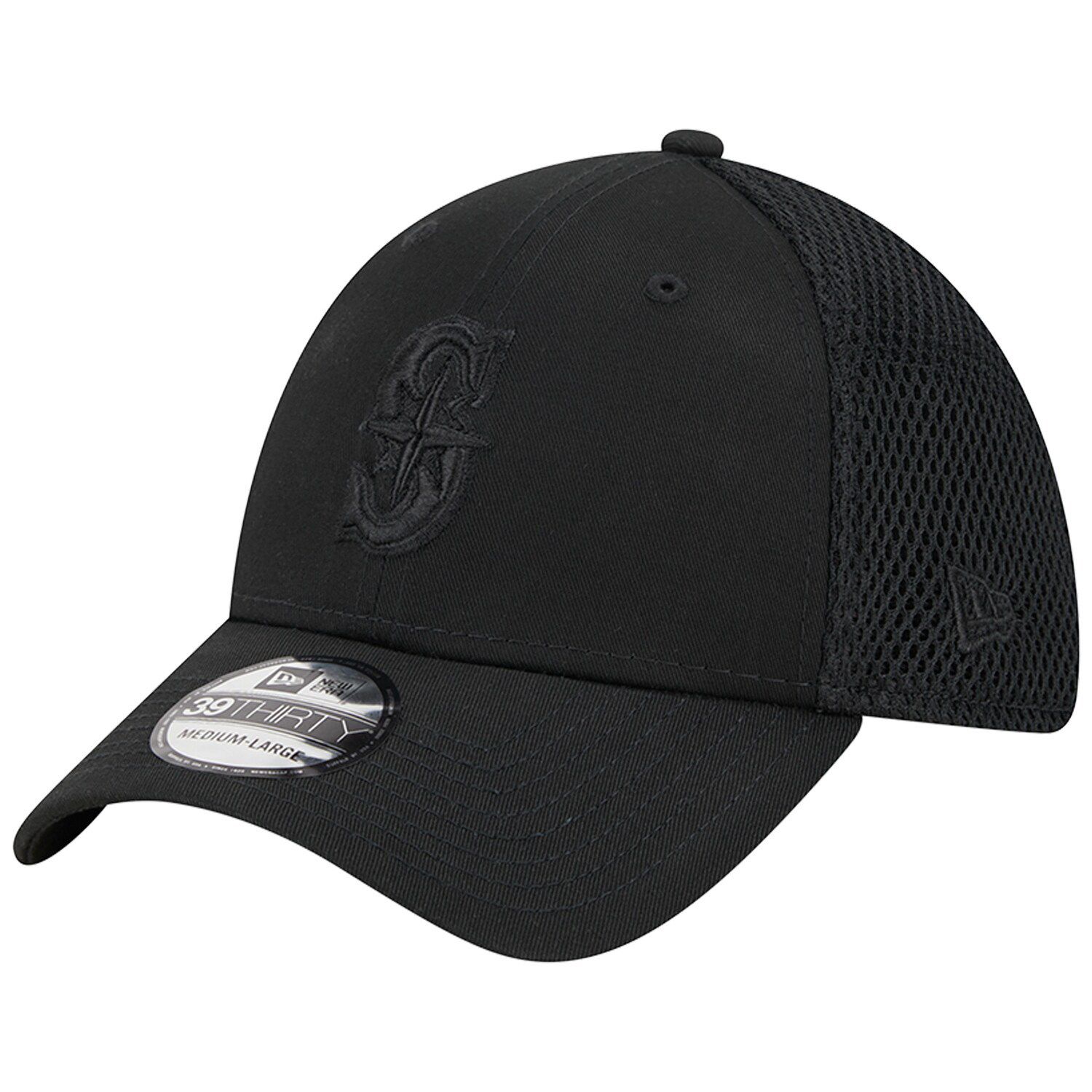 Seattle Mariners New Era Cooperstown Collection Turn Back The Clock  Steelheads 59FIFTY Fitted Hat - Black