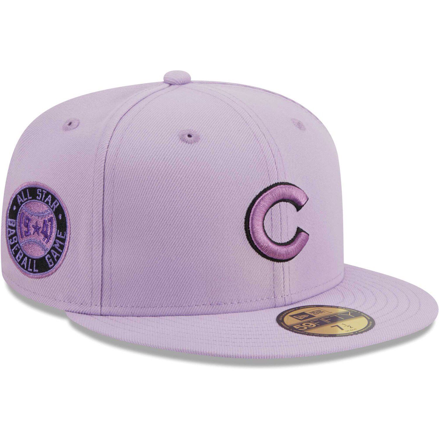 Los Angeles Dodgers New Era Lavender Undervisor 59FIFTY Fitted Hat - Purple