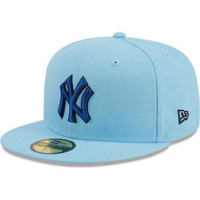 Men's New Era Light Blue New York Yankees 59FIFTY Fitted Hat