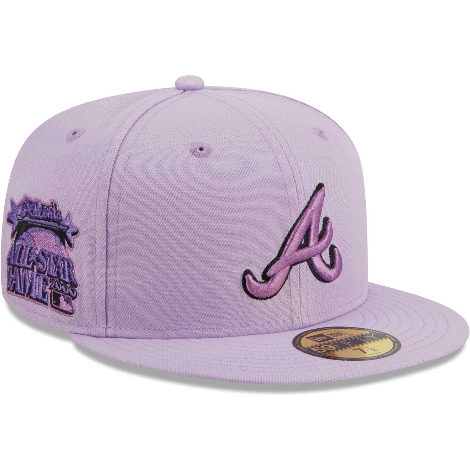 Atlanta Braves New Era Spring Color Two-Tone 59FIFTY Fitted Hat - Light  Blue/Red