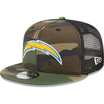 Men's New Era Camo Los Angeles Chargers Main Trucker 9FIFTY Snapback Hat