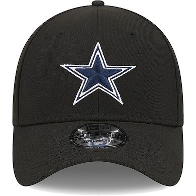 Men's New Era Black Dallas Cowboys Main 39THIRTY Flex Hat