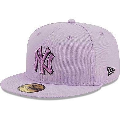 Men's New Era Lavender New York Yankees 59FIFTY Fitted Hat