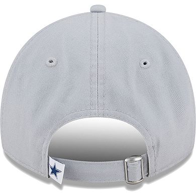 Youth New Era Gray Dallas Cowboys Main Core Classic 2.0 9TWENTY Adjustable Hat