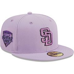 Men's New Era Light Blue/Navy San Diego Padres Beach Kiss 59FIFTY Fitted Hat