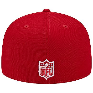 Men's New Era Scarlet San Francisco 49ers Super Bowl XXIX Main Patch ...