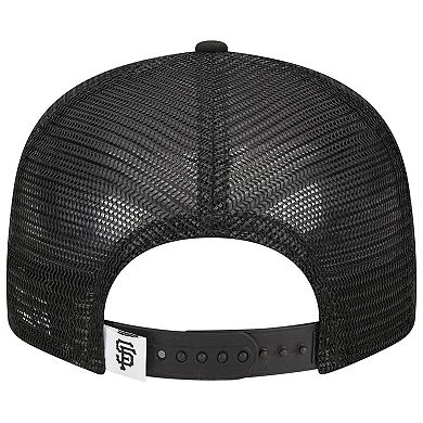 Men's New Era Black San Francisco Giants Trucker 9FIFTY Snapback Hat