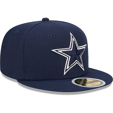 Youth New Era Navy Dallas Cowboys Main 59FIFTY Fitted Hat
