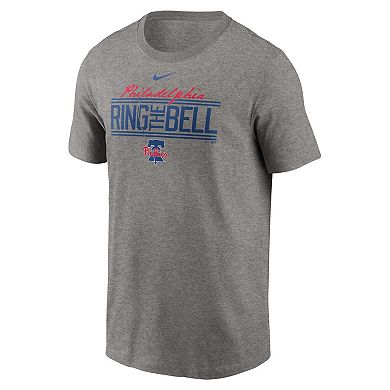 Men's Nike Gray Philadelphia Phillies Ring the Bell Hometown T-Shirt