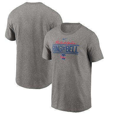 Men's Nike Gray Philadelphia Phillies Ring the Bell Hometown T-Shirt