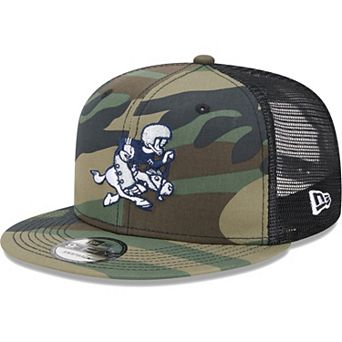 Men's New Era Camo Dallas Cowboys Retro Joe Main Trucker 9FIFTY Snapback Hat